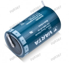 Baterie D, R20, litiu (LTC), 3,6V, Varta, cu terminale-050251 foto