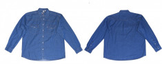 John Baner. BIG MEN Denim Shirt. Camasa de blug, barbati, albastru inchis. Marime Mare 18 UK(3XL). OUTLET Arad. Produse noi originale. REDUSE! foto