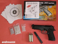 Pistol airsoft Beretta aer comprimat Co2 viteza bila 180m/s foto