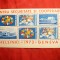 Bloc 4 val.+2 vignete- Conferinta pt.Securitate si Cooperare in Europa 1973, Romania
