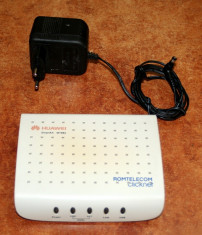 Router ADSL Huawei SmartAX-MT882 ROMTELECOM cutie, incarcator, cd de instalare, ghid de utilizare foto