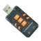 Placa de Sunet Externa Usb. Negru. Butoane Multimedia