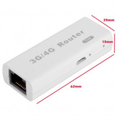 Router 3g/4g portabil, 150mbp/s, USB, Wi-fi, LAN(RJ45), AP foto