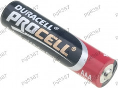 Baterie AAA, R3, alcaline, 1,5V, Duracell Procell - 050274 foto