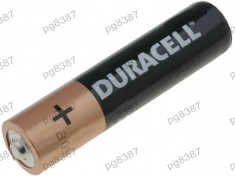 Baterie AAA, R3, alcalina, 1,5V, Duracell Basic, blister 4 buc - 050273 foto