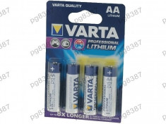 Baterie AA, R6, litiu, 1,5V, Varta Professional Lithium-050265 foto