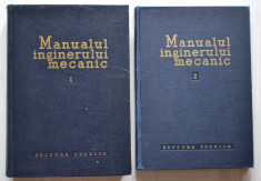 Manualul inginerului mecanic - Vol 1 si 2 - Materiale, Rezistenta materialelor, Teoria mecanismelor si a masinilor / Organe de masini foto