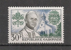 Gabon.1967 Papa Paul VI SG.219 foto