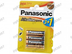 Baterie AAA, R3, alcalina, 1,5V, Panasonic Bronze - 050282 foto