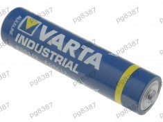 Baterie AAA, R3, alcalina, 1,5V, Varta Industrial - 050287 foto