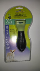 Furminator XS pentru par scurt NOU foto