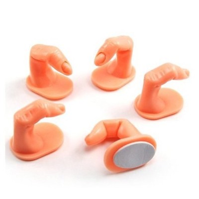 Deget Practica Unghii False Gel Portelan Set 5 X Degete Practica