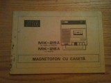 MK-26 A cu Baterie; MAGNETOFON CU CASETA de Retea; Instructiuni de Folosire -16p, Alta editura