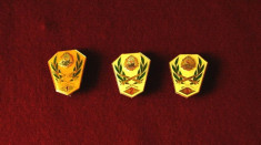 10. SET INSIGNE MILITARE VECHI DE ARTILERIE - ARTILERIST -RAR ! foto