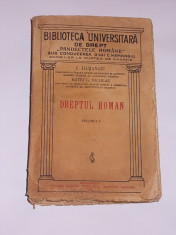 DREPTUL ROMAN- C. HAMANGIU, MATEI G. NICOLAU- VOL I- 1930 foto