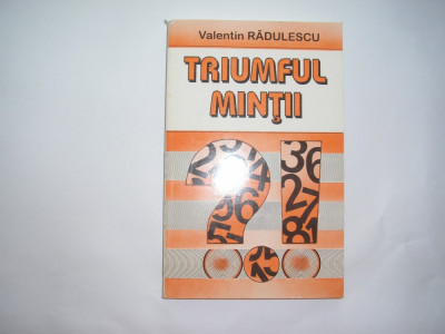 Triumful mintii Valentin Radulescu RF8/3 foto