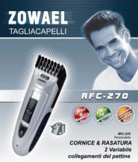 APARAT / MASINA DE TUNS ZOWAEL RFC 270 CU ACUMULATOR + ACCESORII - FACTURA SI GARANTIE 12 Luni foto