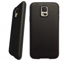 Carcasa de protectie + folie ecran soft TPU pentru Samsung Galaxy S5 i9600 G900 foto