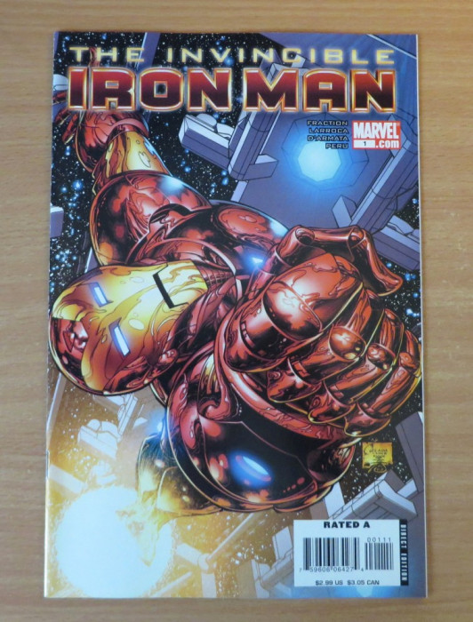 The Invincible Iron Man #1 Marvel Comics (coperta alternativa)