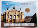 UCRAINA UKRAINA set album 5 HRYVEN 2011 1 HRYVNIA 2012 Euro 2012 Lviv UNC **