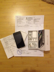 iPhone 4S 8GB Black FACTURA + GARANTIE REALE VODAFONE 21 LUNI foto