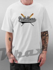 Tricou PANTELIMON logo gangsta baseball hip hop rap music club street style swag dope parazitii familia bumbac 100% idee cadou foto