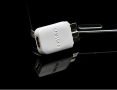 Adaptor cablu de date micro USB la micro USB 3.0 cu functie de incarcare pentru Samsung Galaxy S5 i9600 si Samsung Galaxy Note 3 N9000 foto