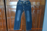 Blugi denim skinny, Fete, 128 (8 ani, inaltime 123 - 128 cm)