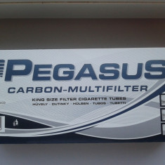 Tuburi tigari Pegasus cu Carbon pentru injectat tutun