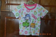 Pijama de vara fetita cu dovleac foto
