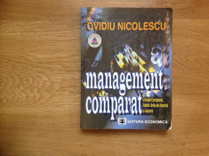 Management comparat - Ovidiu Nicolescu foto