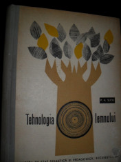 P.N. Suciu, Tehnologia lemnului, 1962 foto