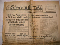 Ziarul Steagul Rosu 4 aprl.1967 foto