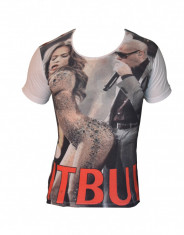 Tricou Tip ZARA MAN SUMMER PITBULL - S - Model slim de bumbac foto