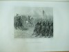 Gravura Batalia piramidelor 21 iulie 1798 Napoleon vs. Mourad Bey Raffet 1878