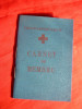 Carnet de Membru Crucea Rosie 1961 ,cu Timbre Fiscale