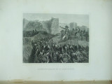 Gravura Ultimul asalt al lui Napoleon asupra orasului Acra in 1799 Raffet Paris 1878, Altul
