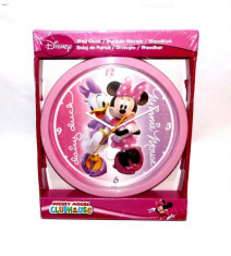 Ceas de perete Disney cu Minnie Mouse si Daisy Duck foto