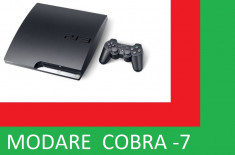 PS3 PLAYSTATION 3 SLIM HDD 320 GB ,PS3 MODAT 4.65 ULTIMUL UPDATE-FIFA 15 ,COMPATIBIL CU TOATE JOCURILE foto