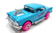 MAJORETTE-REGULAR-SCARA 1/64 -CHEVY BEL AIR &amp;#039;57 HOT ROD- ++2501 LICITATII !! foto