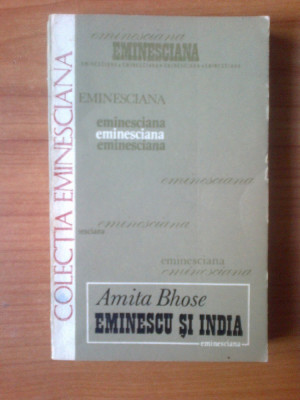 j EMINESCU SI INDIA - Amita Bhose foto