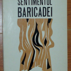 PATREL BERCEANU - SENTIMENTUL BARICADEI (VERSURI, volum de debut - 1976) [tiraj 740 ex.]