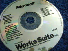 MICROSOFT Works Suite 2001-cd original cu licenta foto