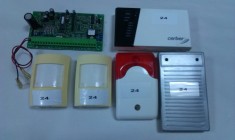 24. Kit sistem alarma imobil Cerber C62 - contine centrala , tastatura , sirena interior , senzori miscare foto