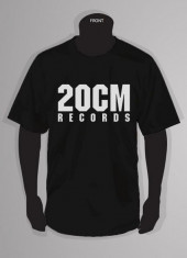 Tricou 20 CM RECORDS Parazitii alb, negru foto