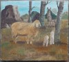 Animale pe camp - semnat G.Corsini, Peisaje, Ulei, Altul