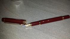 WATERMAN IDEAL FOUNTAIN PEN PENITA AUR 18K 750 foto