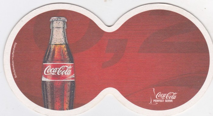 Suport de pahar / Biscuite COCA COLA