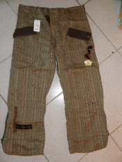 Pantaloni dama, moderni, marimea L-XL, treisferturi, moderni cu sclipici. NOI! foto