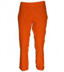 Pantaloni Zara Portocalii Trei Sferturi Mar.L foto